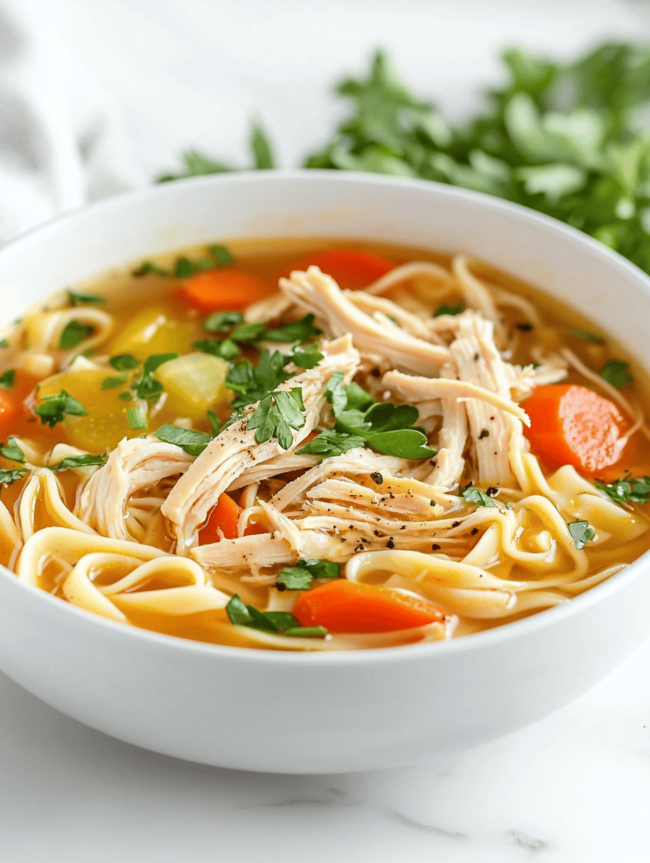 Reviving Childhood Comfort: The Unexpected Elegance of Chicken Noodle Soup