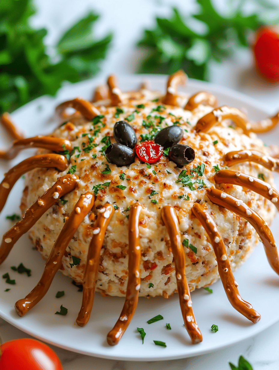 Spiders & Cheddar: The Haunted Cheese Ball That Spooks Your Snack Table