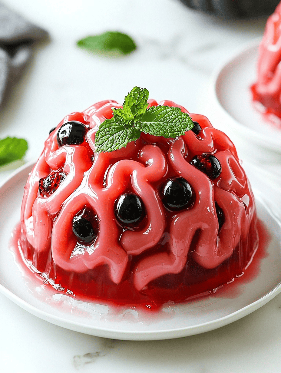 Eerie Delights: Crafting the Perfect Halloween Brain Jello Mold