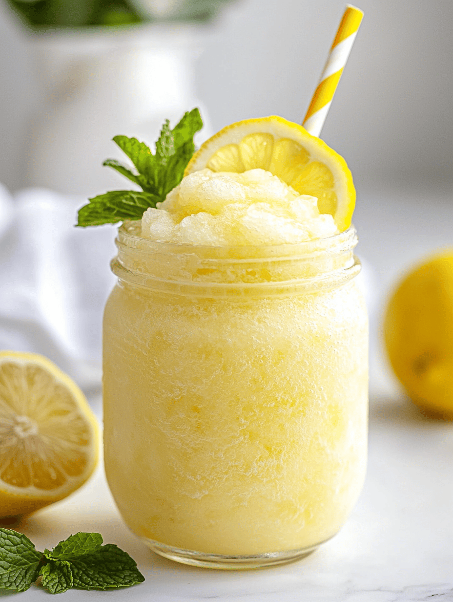 Frozen Lemonade Dreams: The Unexpected Charm of a Lemonade Slushie
