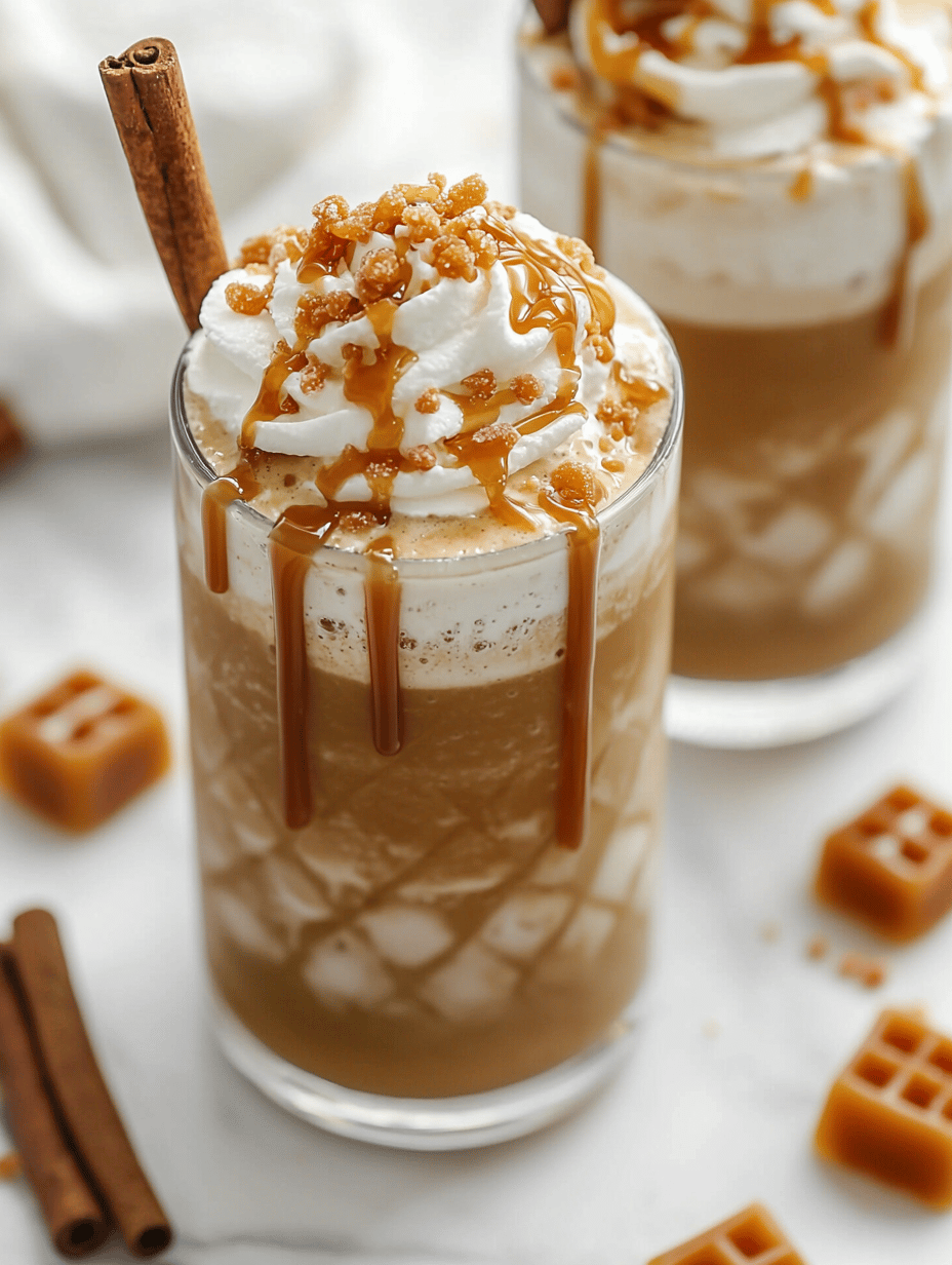 Creamy Caramel Slushie: A Frosty Sweet Escape