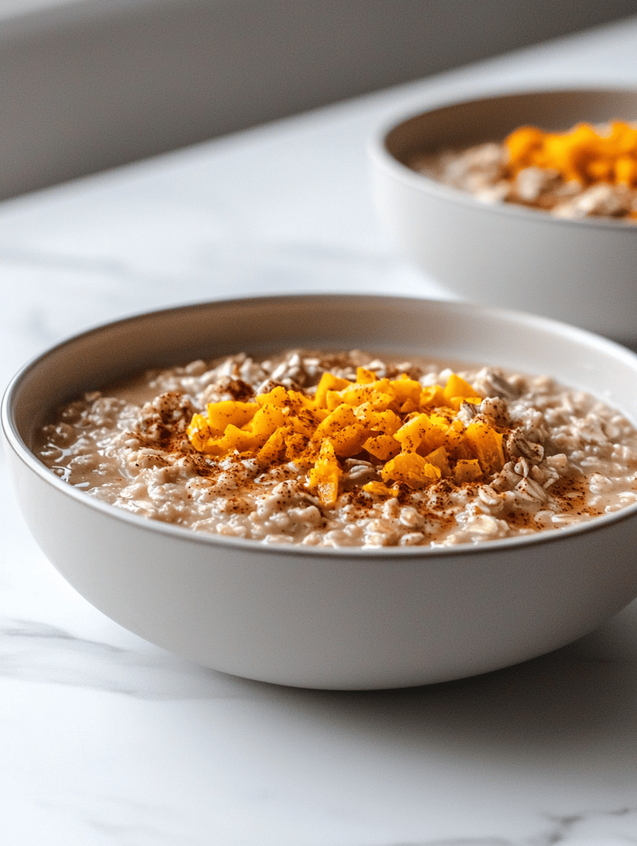 Morning Magic: Reinventing Pumpkin Oatmeal with a Twist
