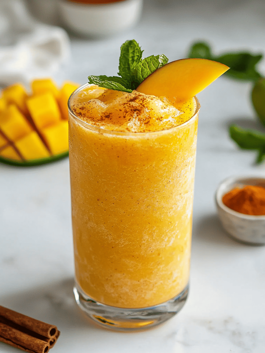 The Secret Ingredient to a Perfect Mango Slushie