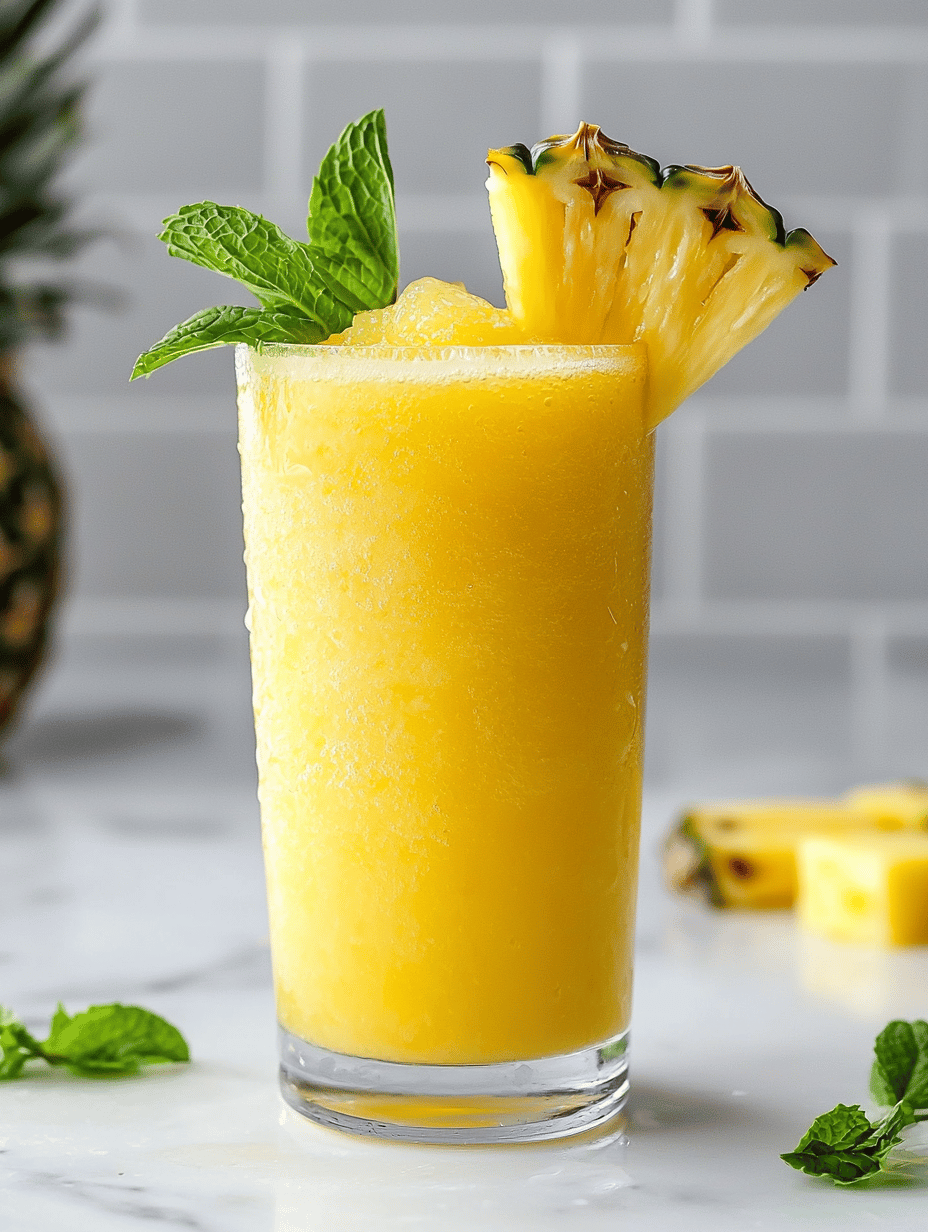 Tropical Bliss: The Unexpected Charm of Pineapple Slushie