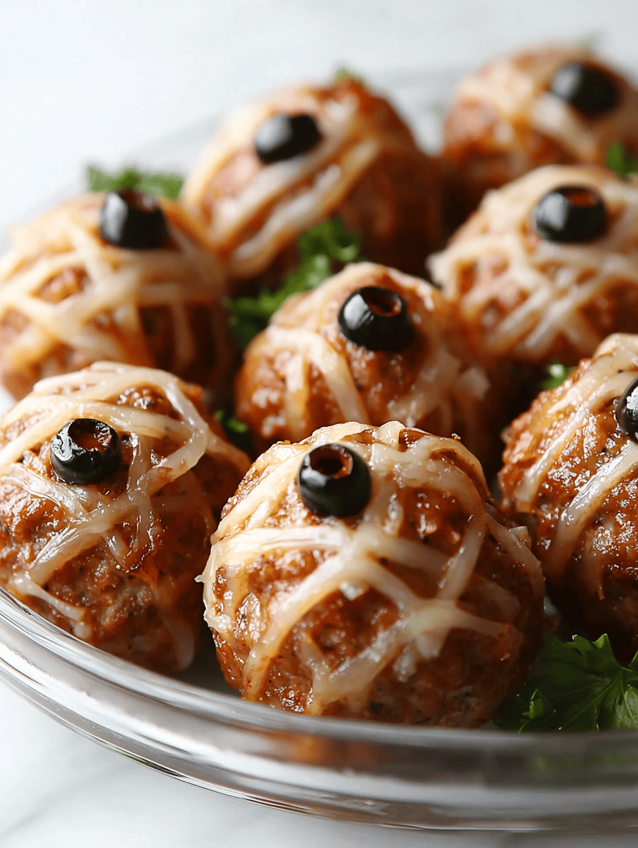 Spooky Delight: Halloween Mummy Meatballs That Have Everyone Talking