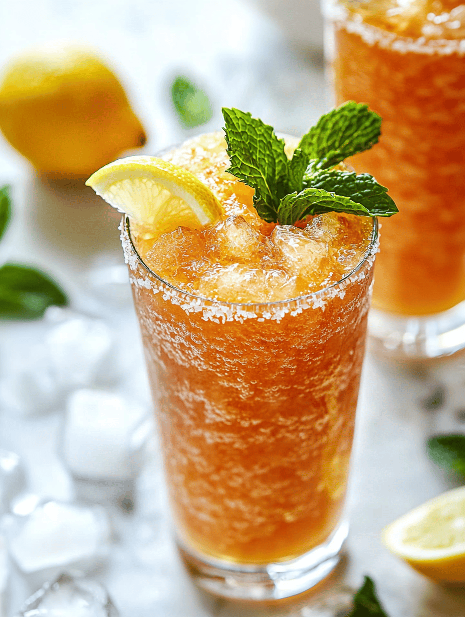 Chill Out with this Unusual Iced Tea Slushie Twist