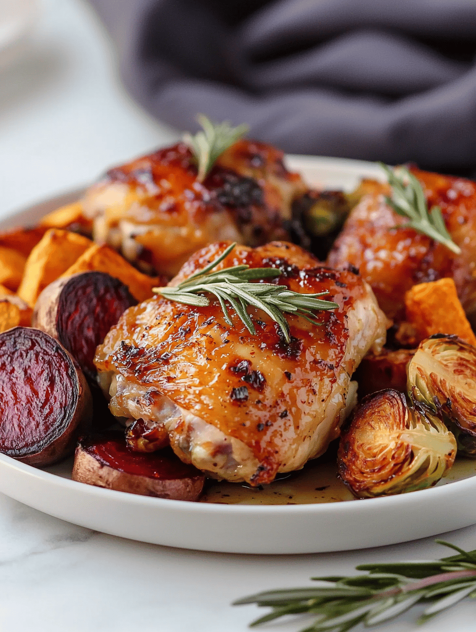 Autumn Harvest One-Pan Chicken Delight: A Cozy Sunday Feast